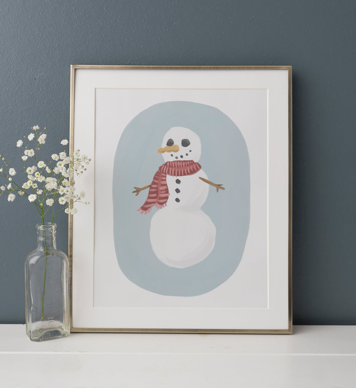 Snowman Print