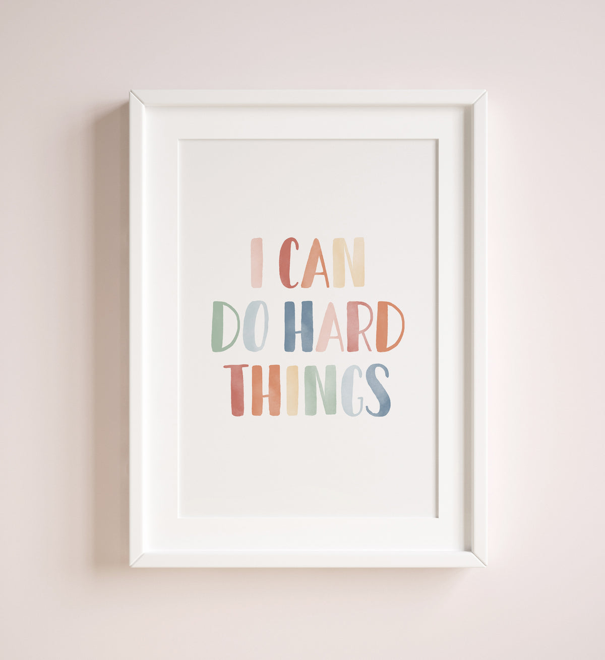 I Can Do Hard Things Print - MRCP - Little Folk Printables