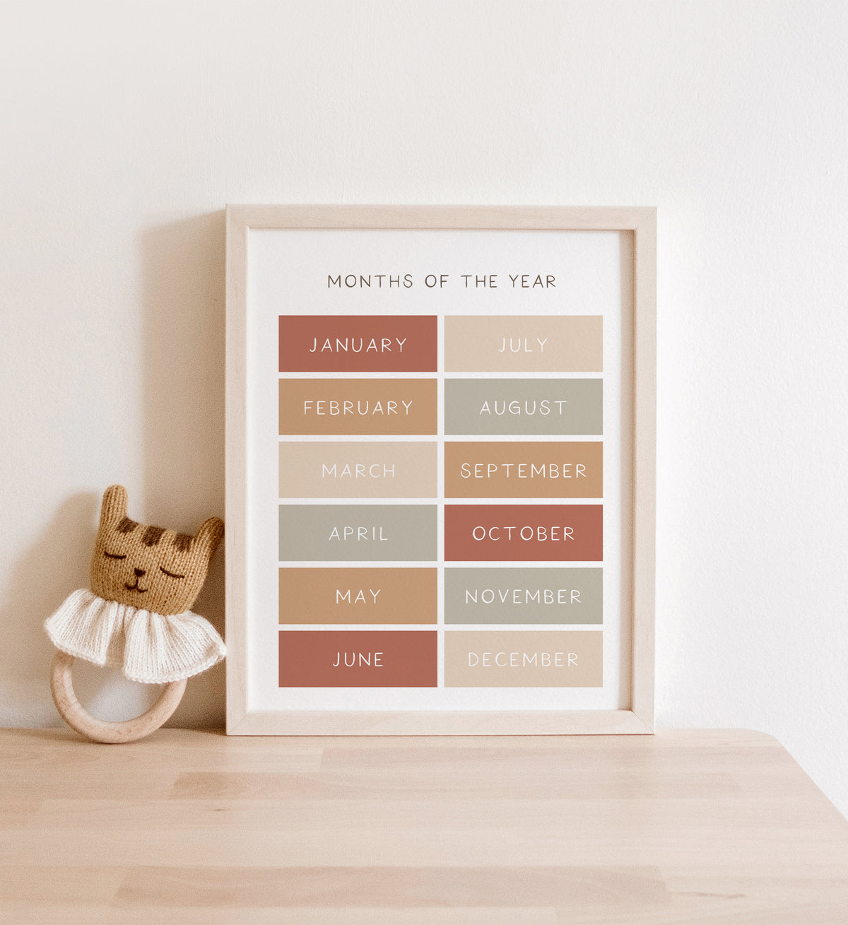 Months of the Year Print - TCCP