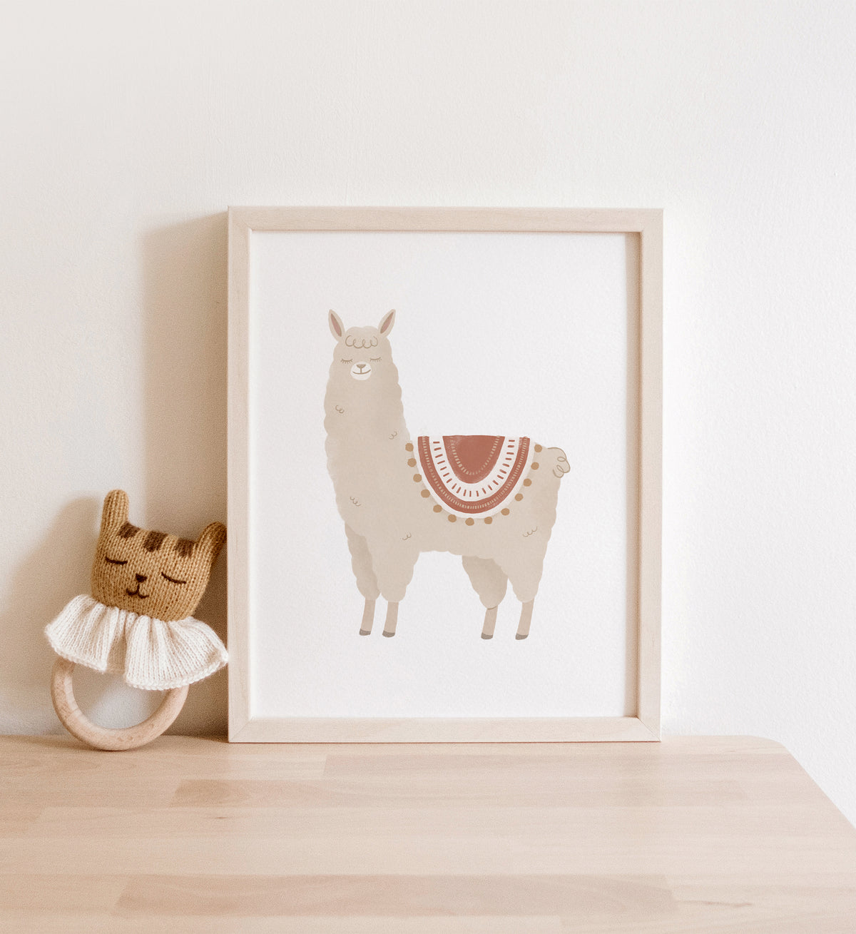 Llama with Red Saddle Print - TCCP