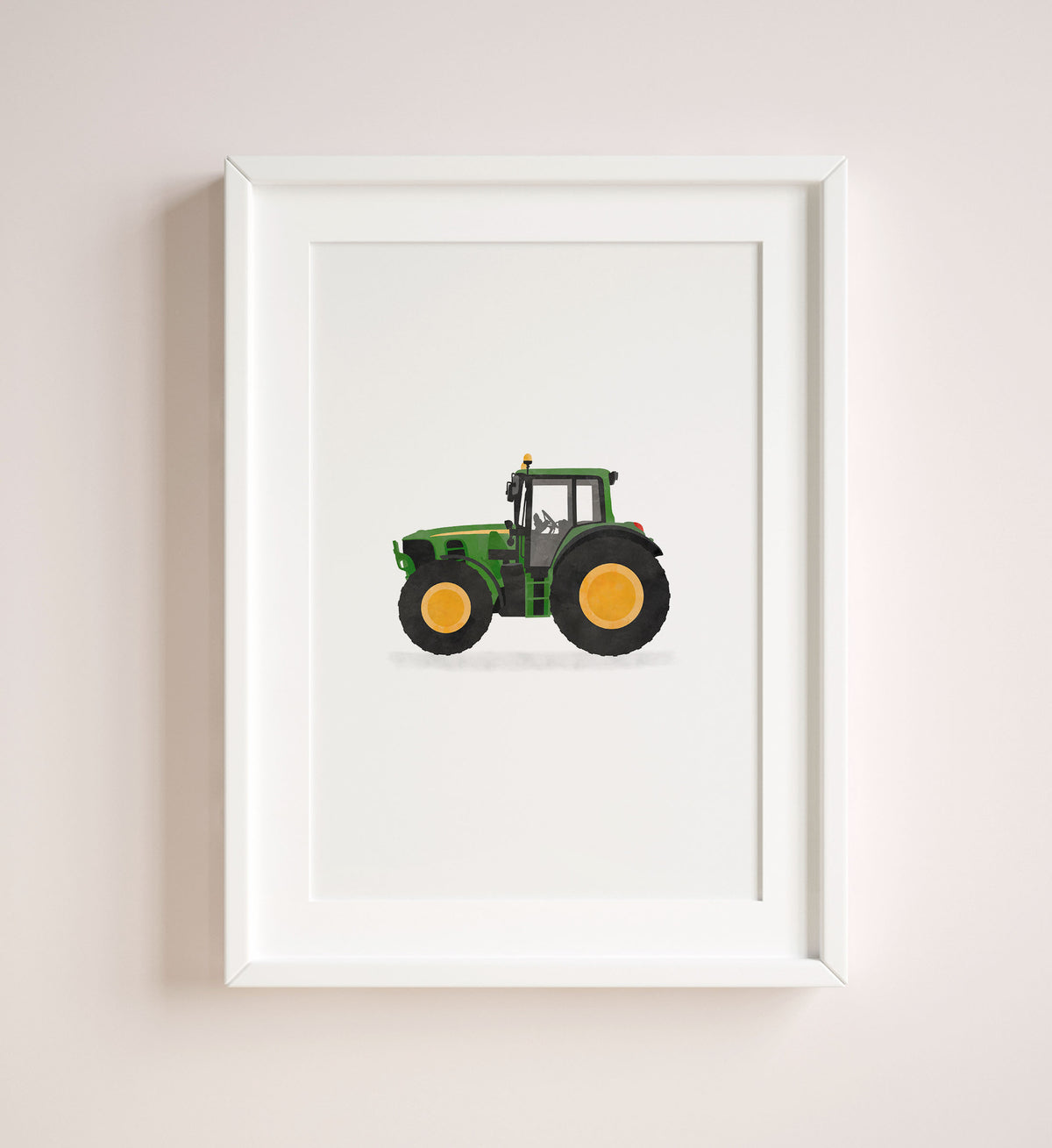 Tractor Print - Green