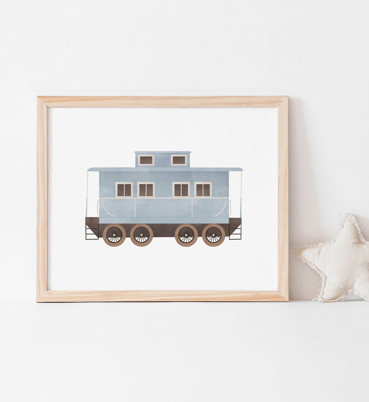 Vintage Caboose Print