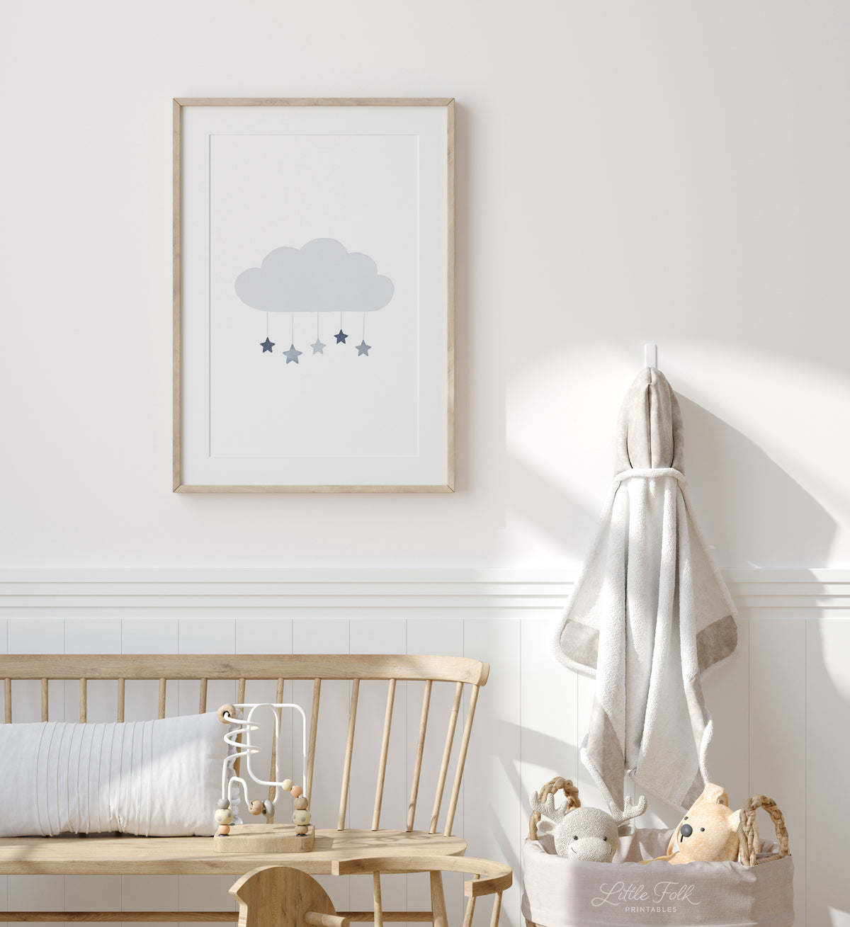 Cloud with Stars Print - NBCP