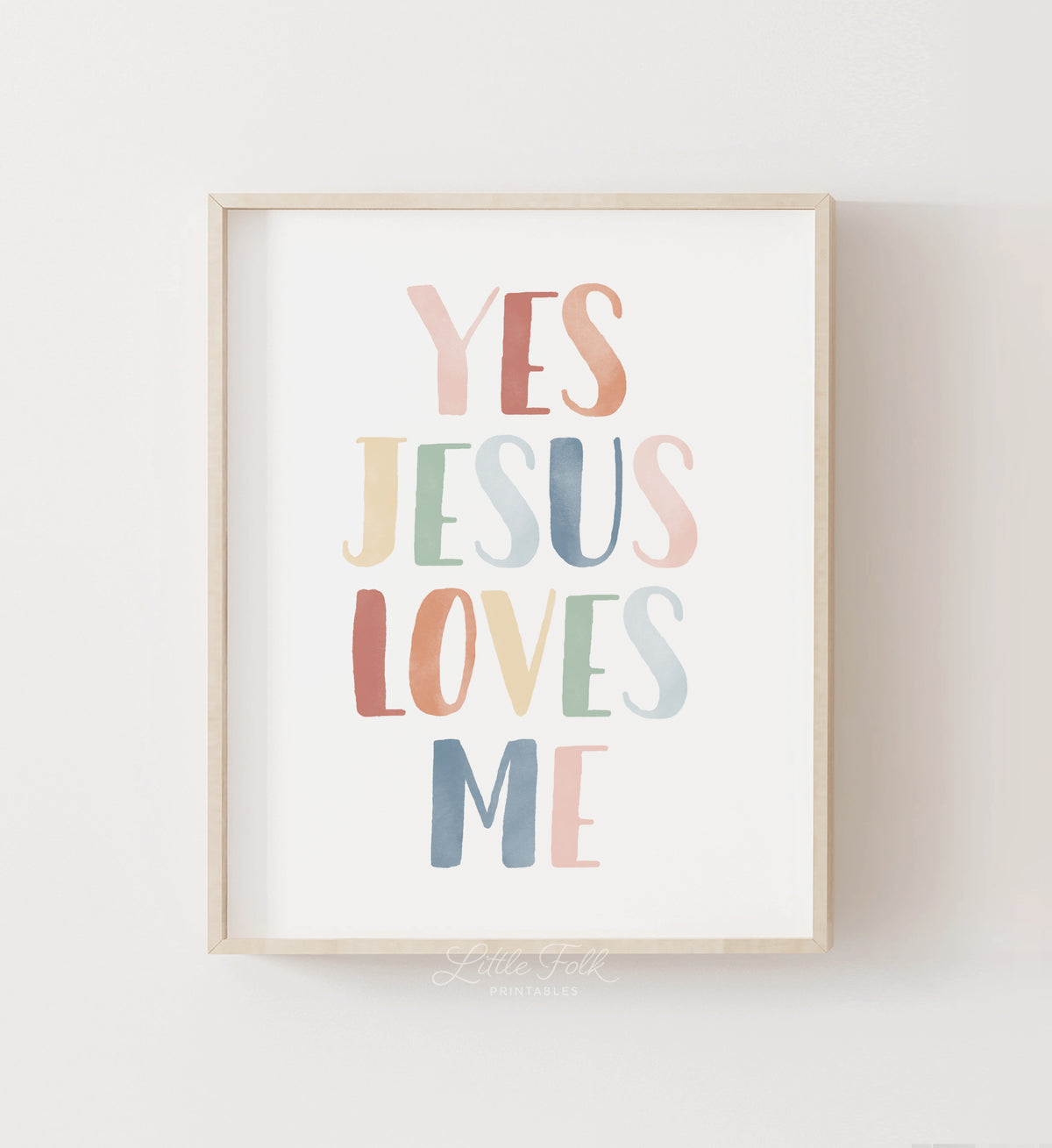 Yes Jesus Loves Me Print - MRCP