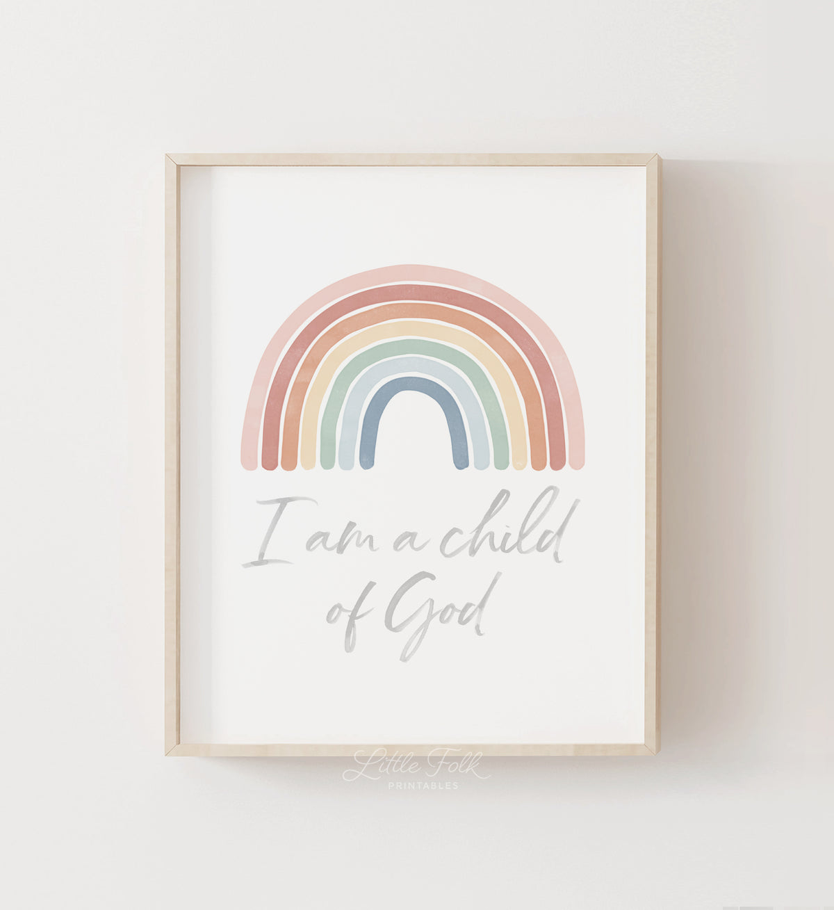 I am a Child of God with Rainbow Print - MRCP