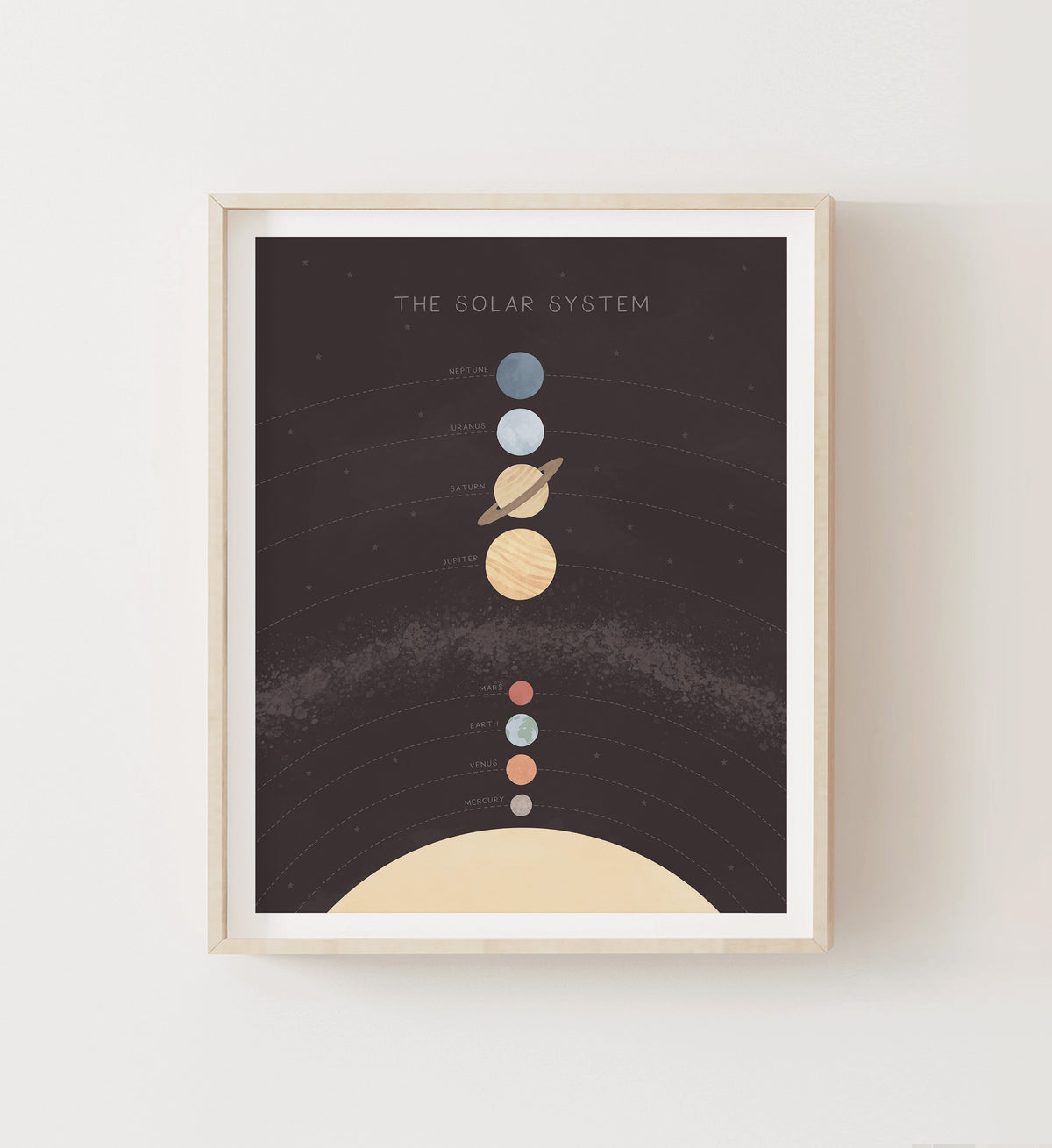 Solar System Print - Dark - MRCP
