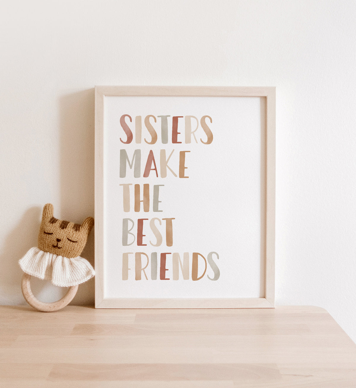 Sisters Make the Best Friends Print - TCCP