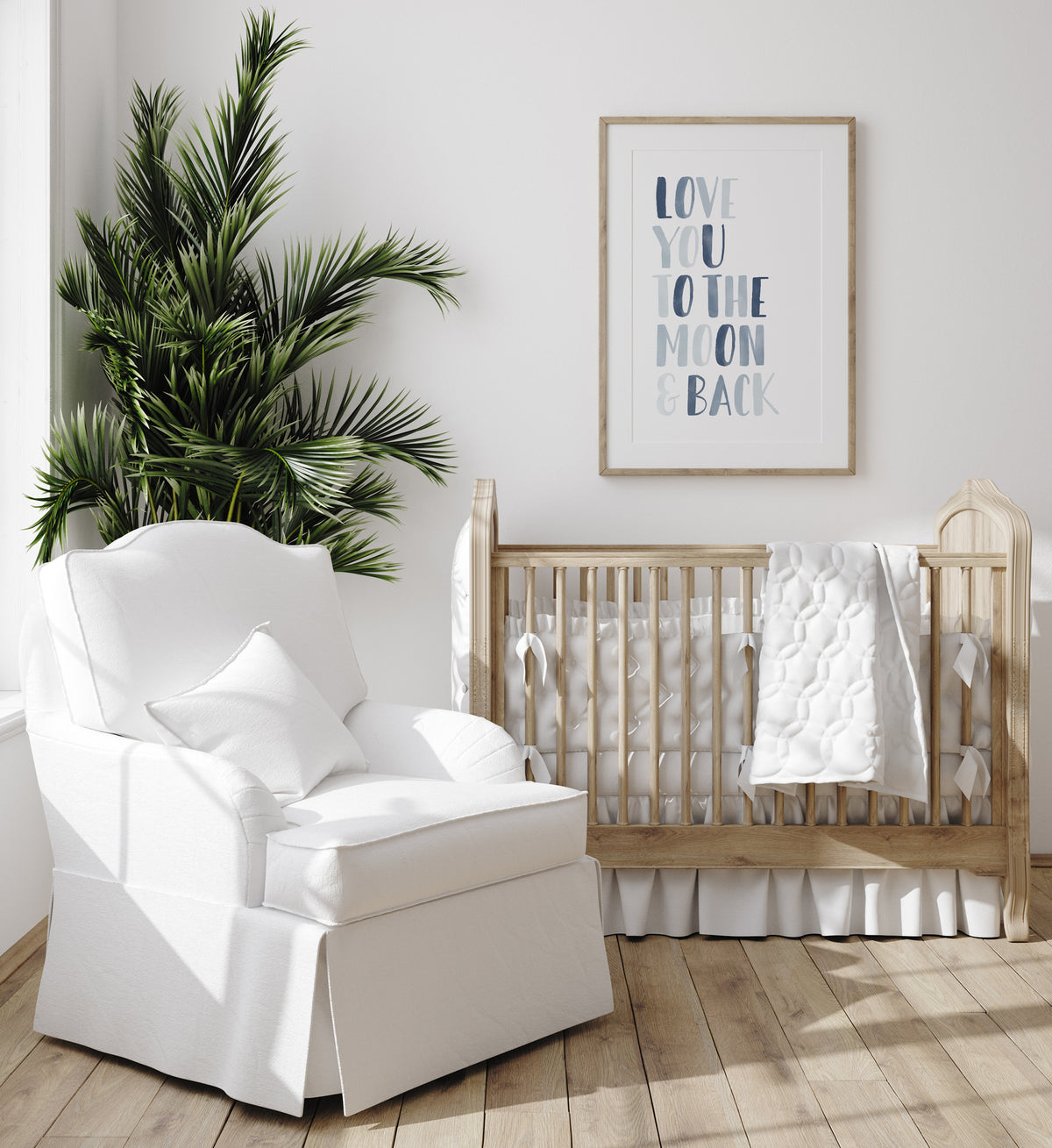 Love You to the Moon and Back Print - NBCP