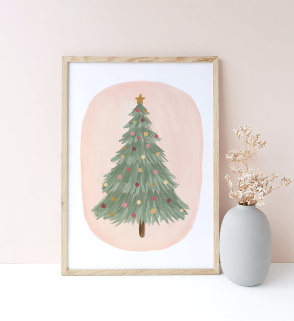 Green Christmas Tree Print - Little Folk Printables