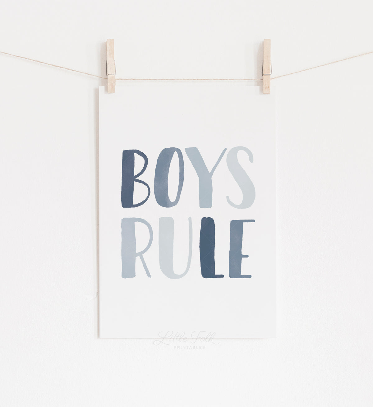 Boys Rule Print - NBCP