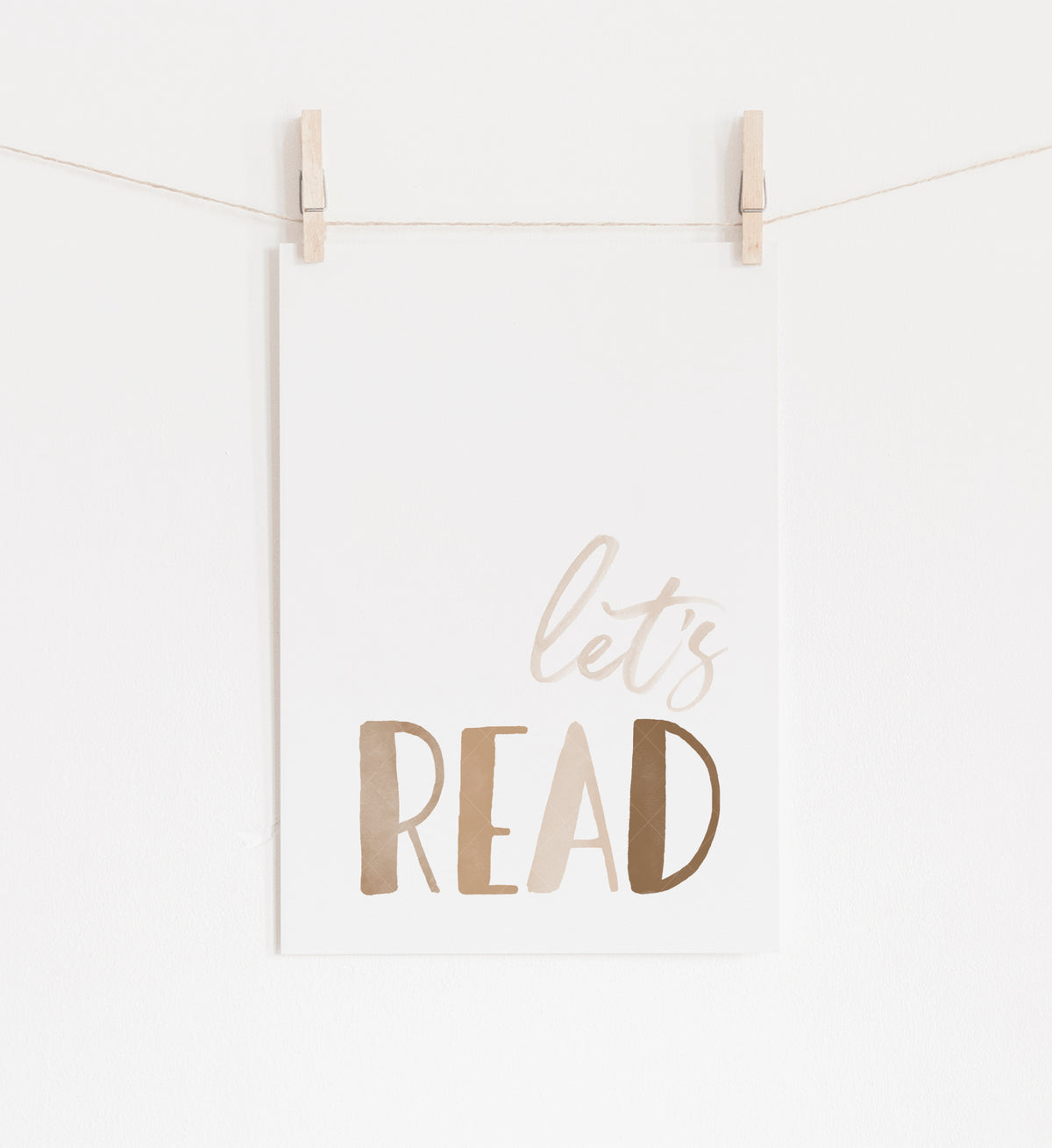 Let&#39;s Read, Let&#39;s Play Set of 2 Prints - BRCP