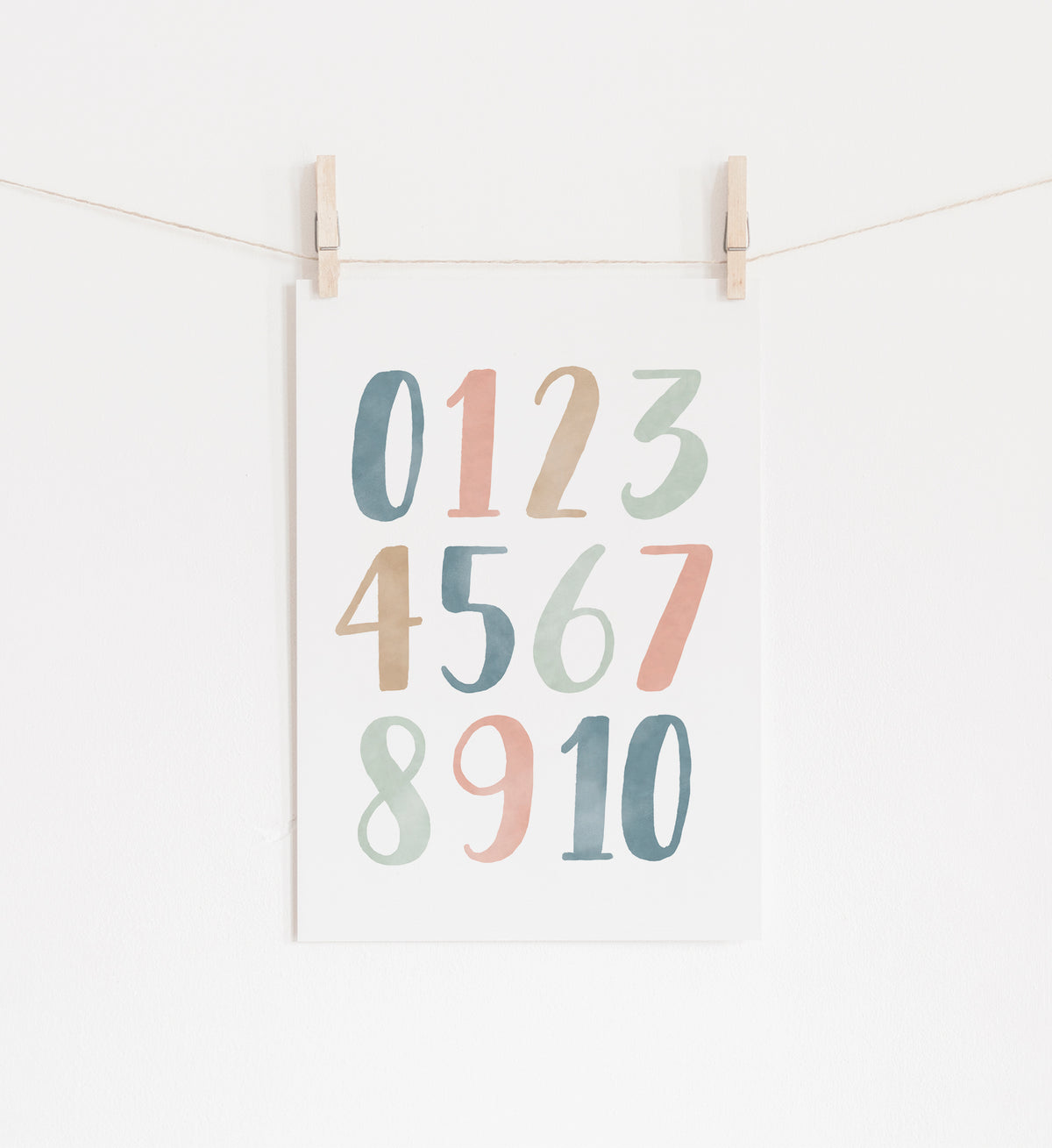 Alphabet and Numbers Set of 2 Prints - MPCP