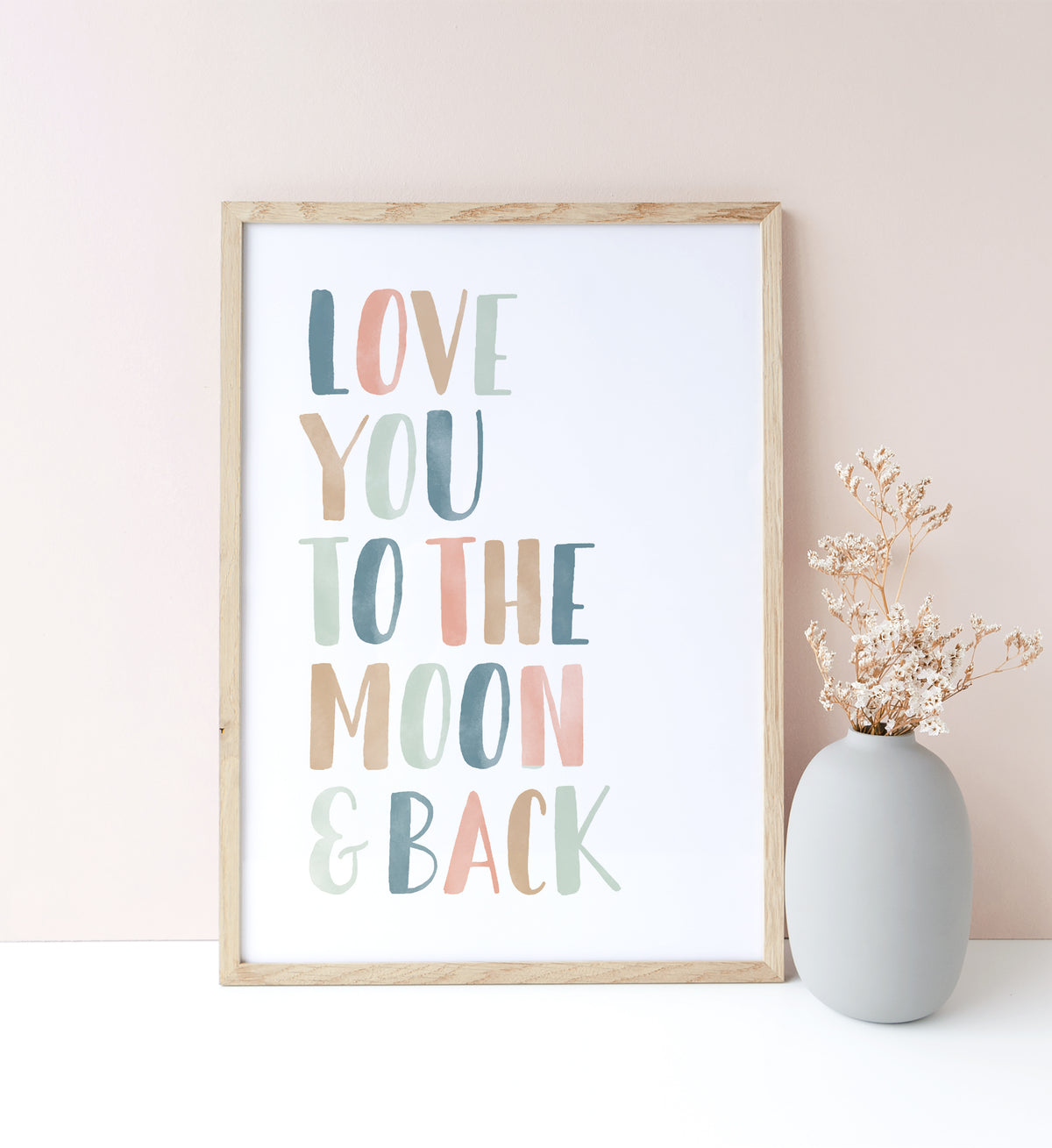 Love You to the Moon and Back Print - MPCP
