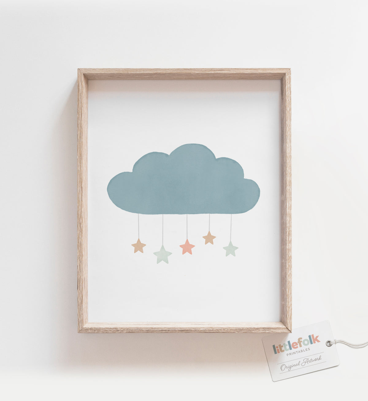 Cloud with Stars Print - MPCP
