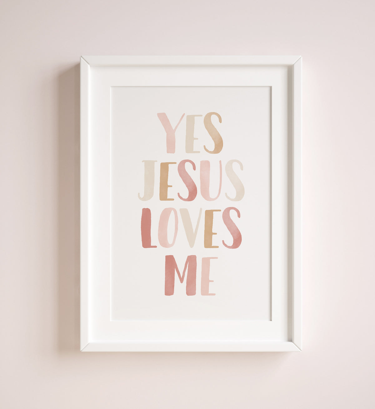 Yes Jesus Loves Me Print - PNCP