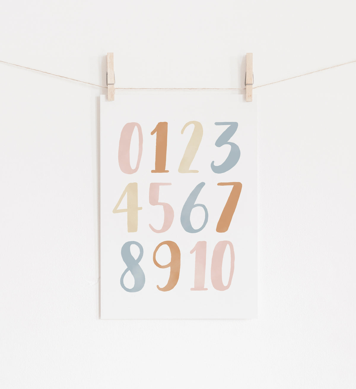 Alphabet and Numbers Set of 2 Prints - BHCP