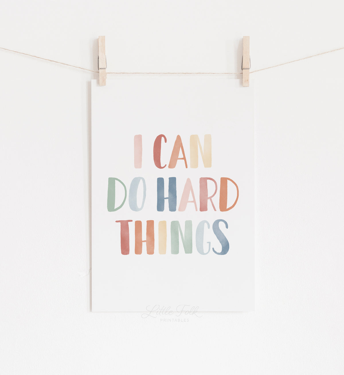 I Can Do Hard Things Print - MRCP