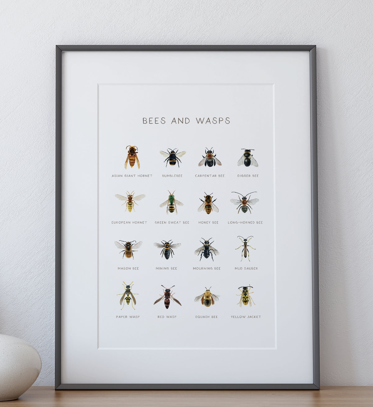 Bees and Wasps Print