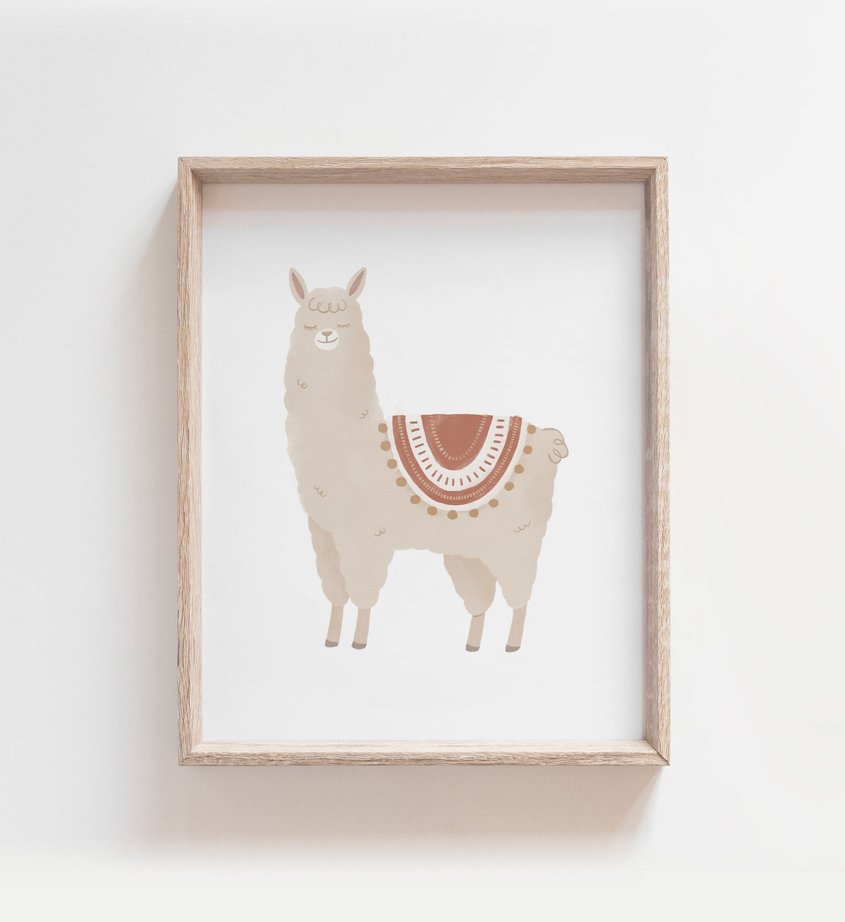 Llama with Red Saddle Print - TCCP