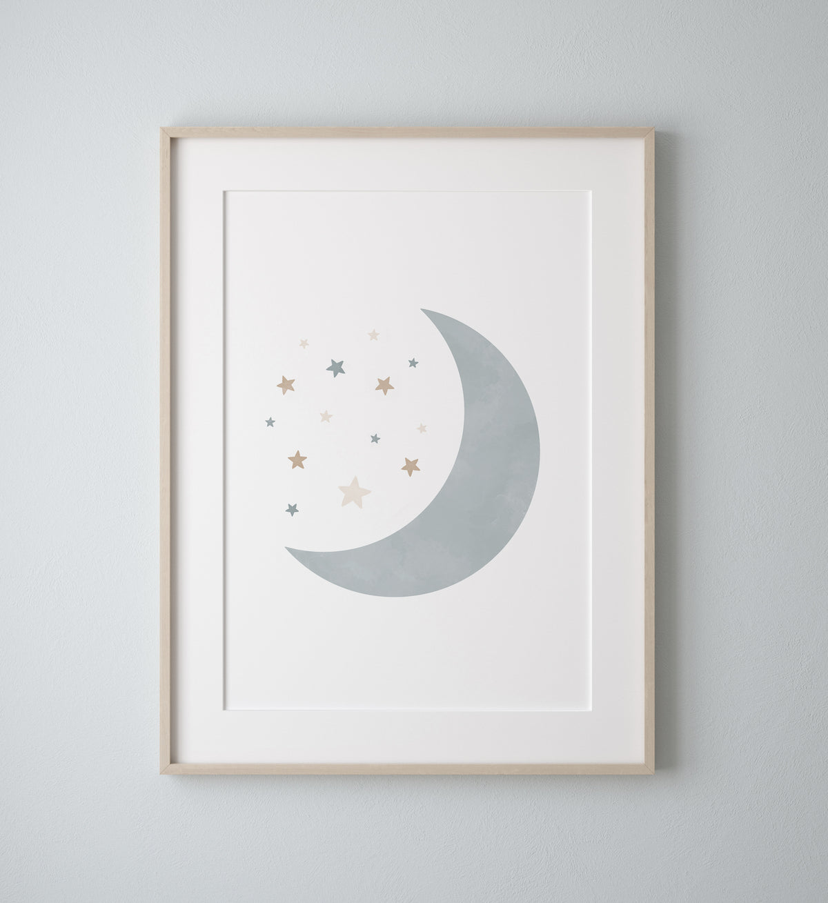 Moon and Stars Print - BNCP