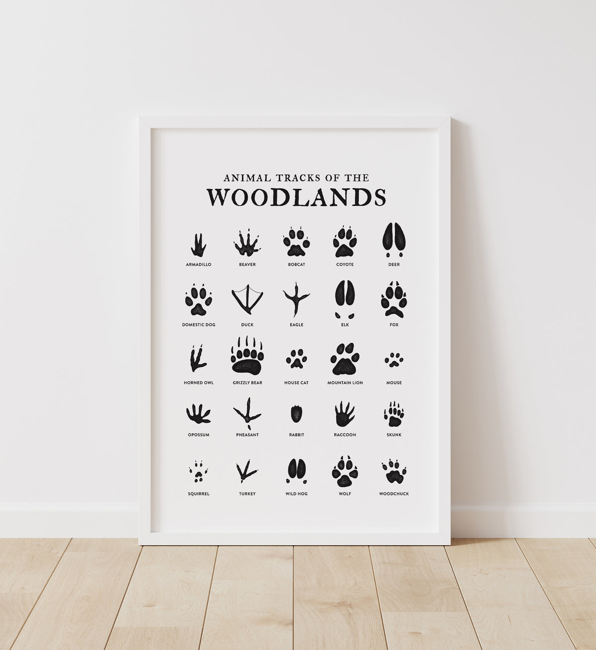 Animal Tracks Print No. 2