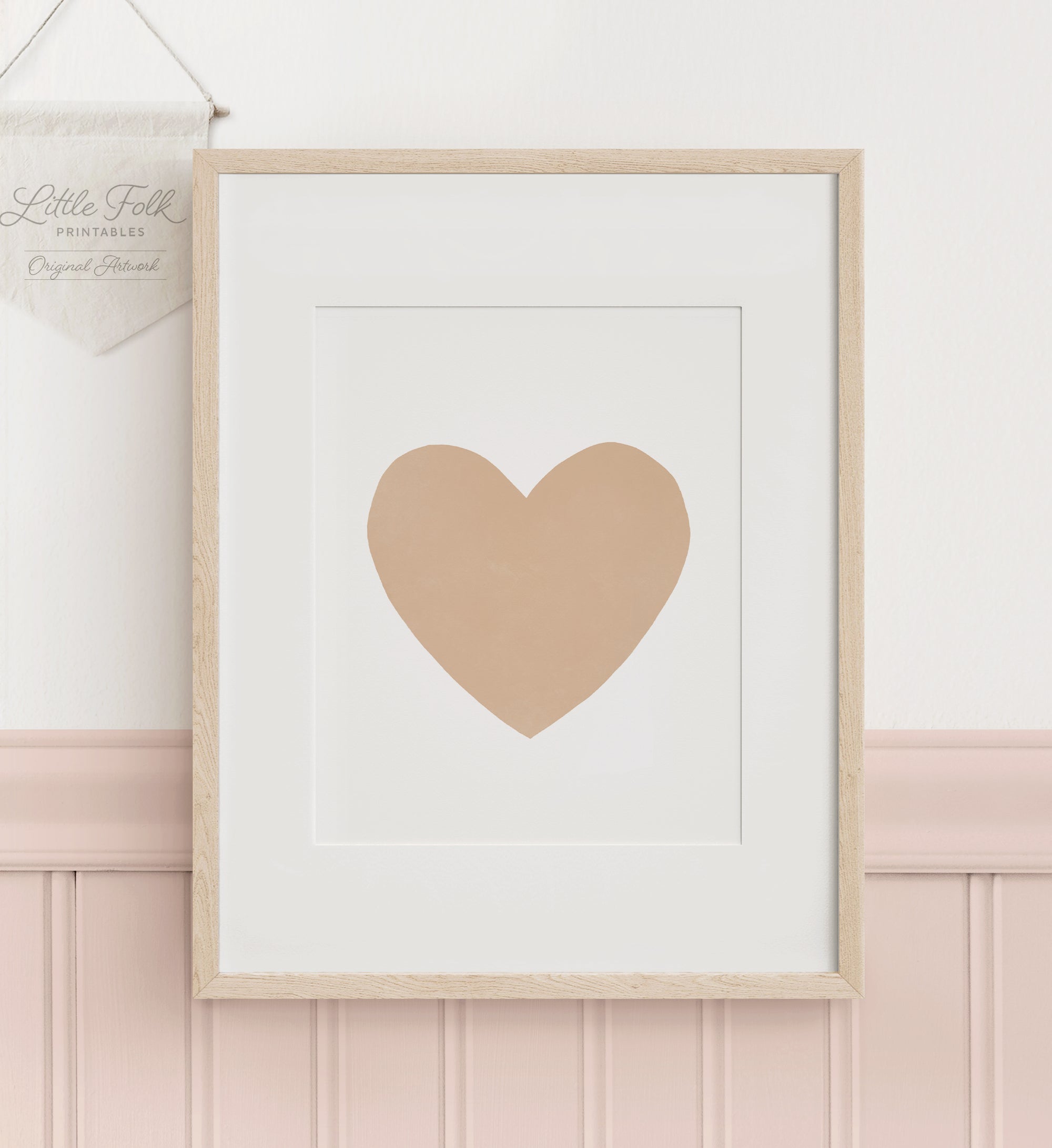 Gold Heart Print - PNCP