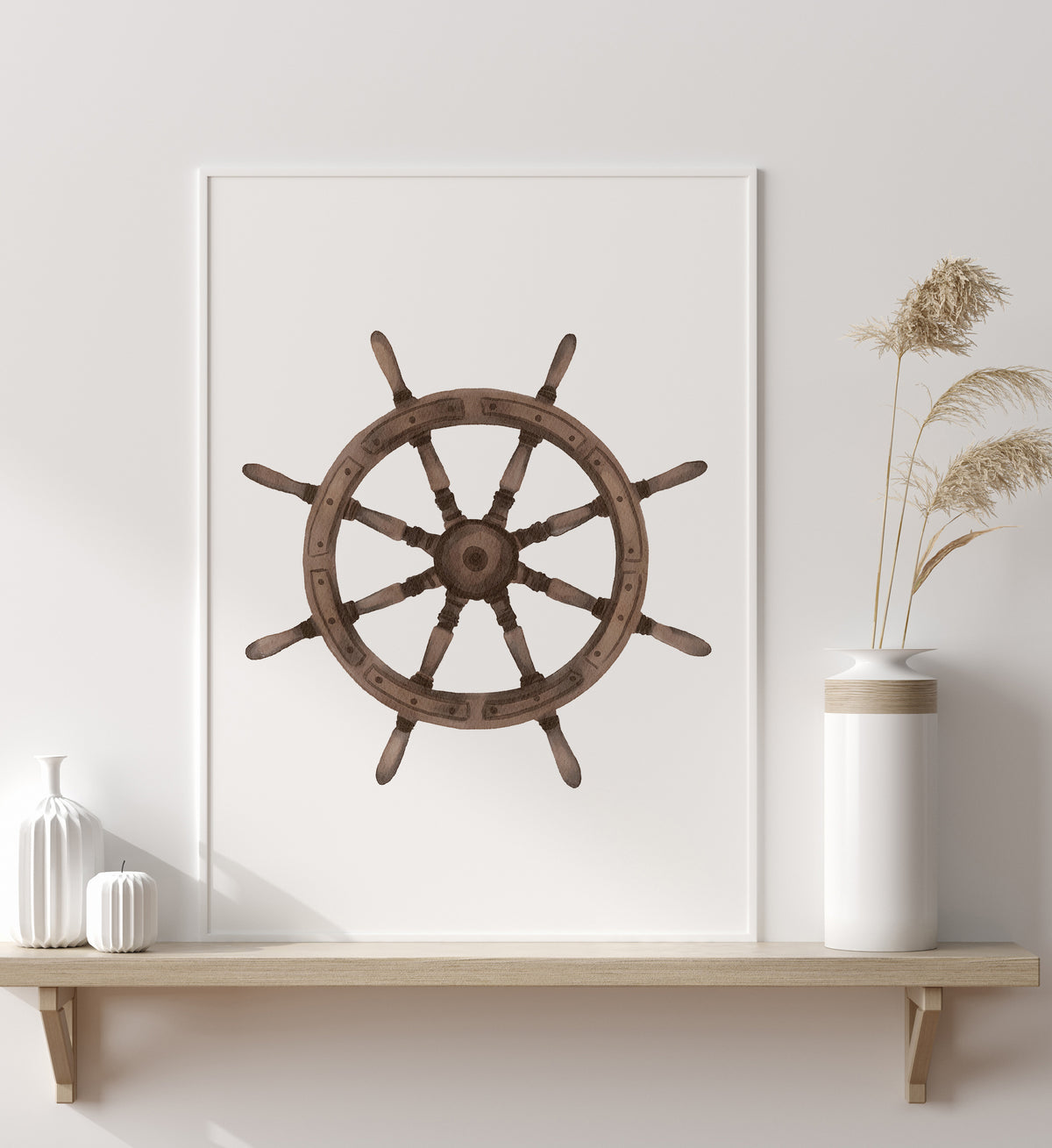 Ship Wheel Print