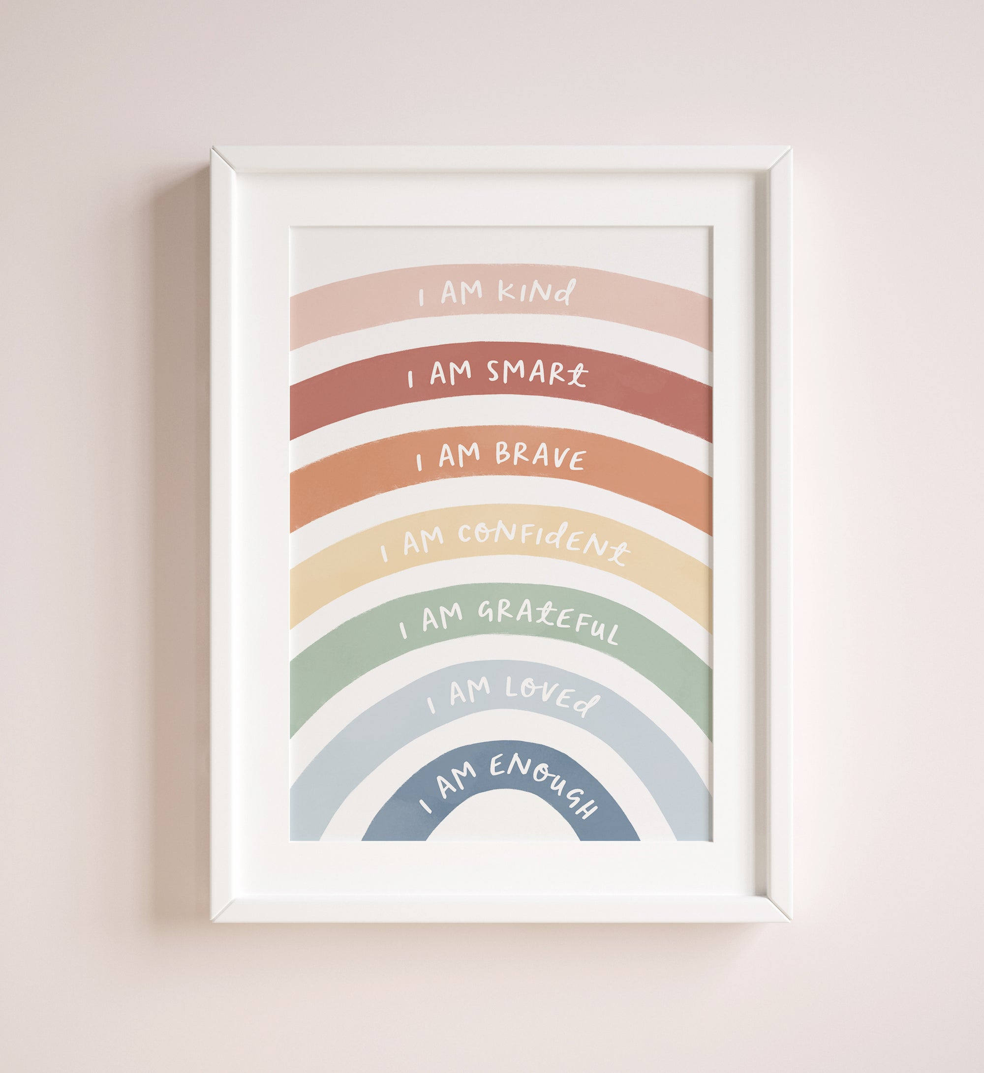 Rainbow Affirmations Print - MRCP