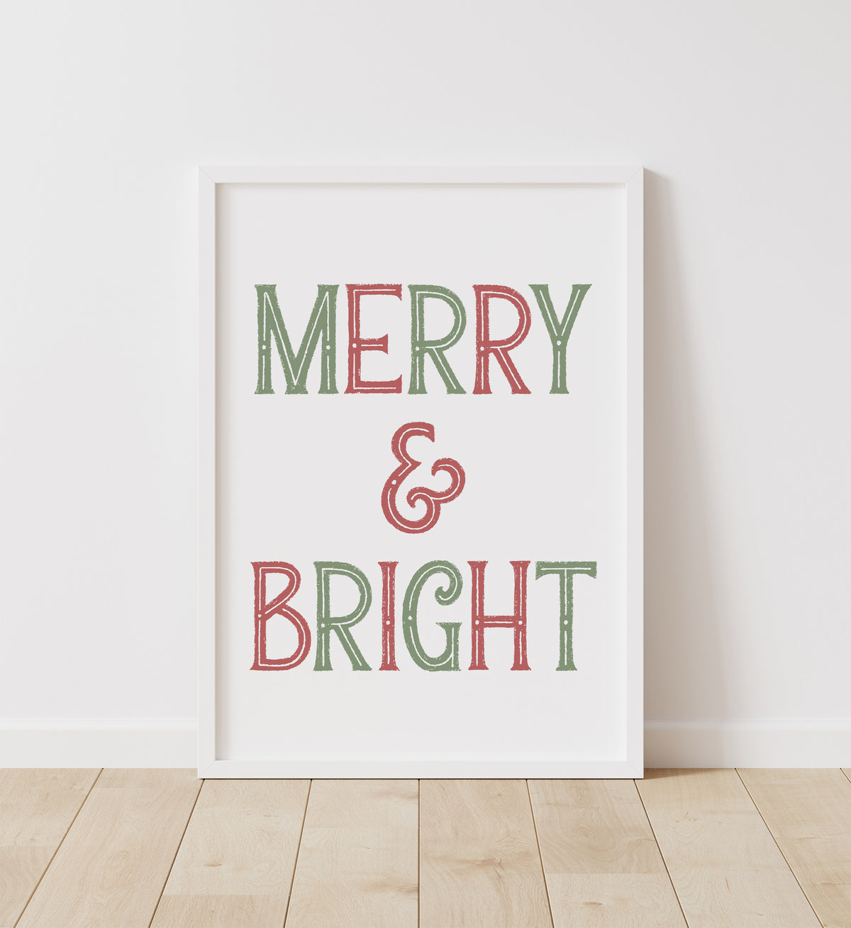 Merry &amp; Bright Print