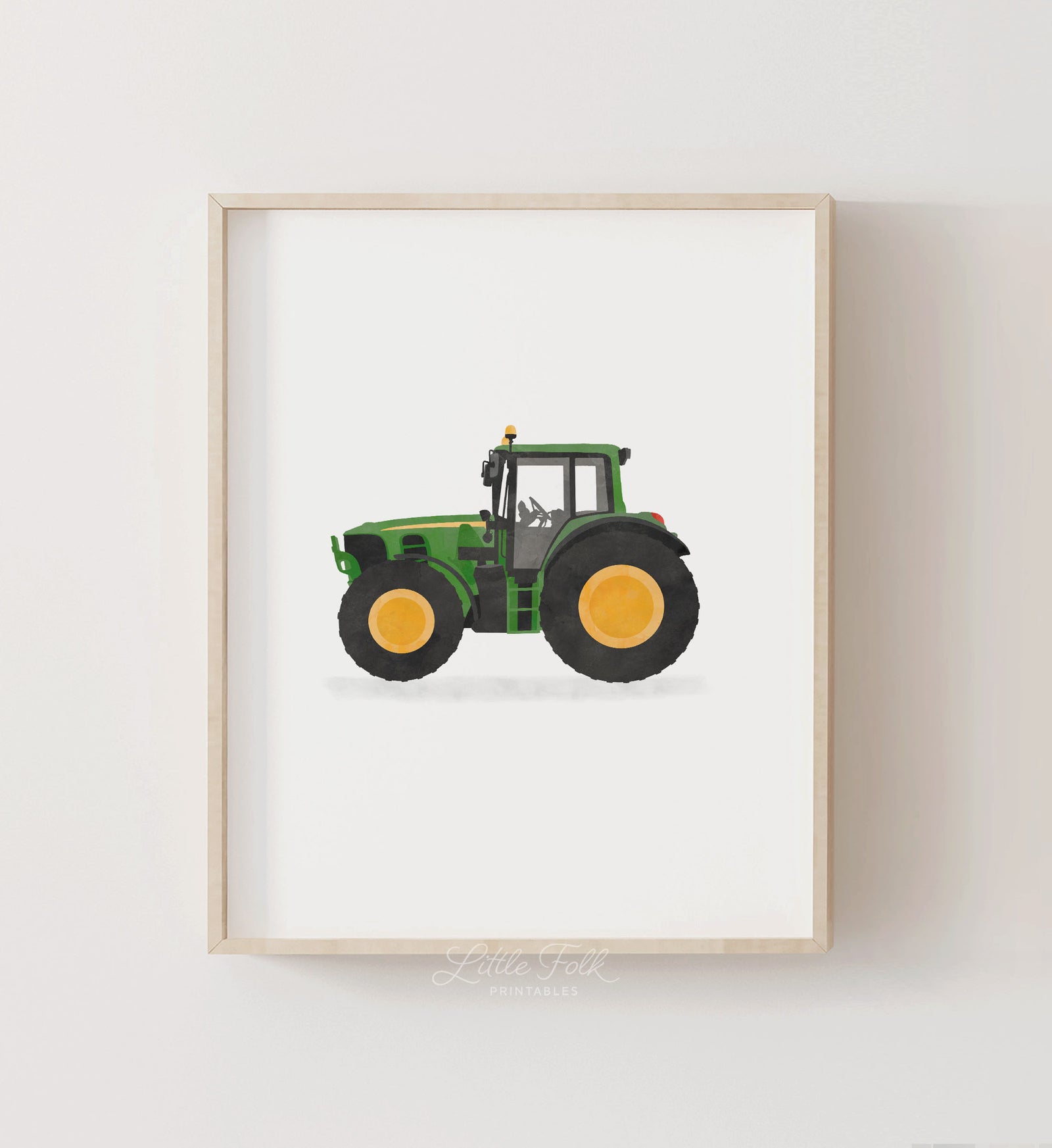 Tractor Print - Green