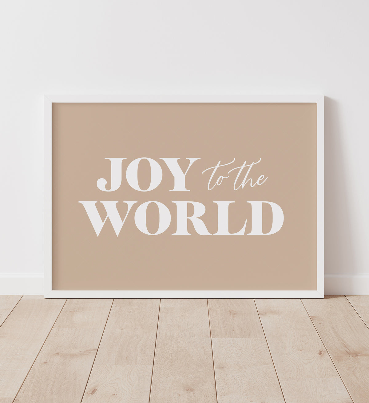 Gold Joy to the World Print