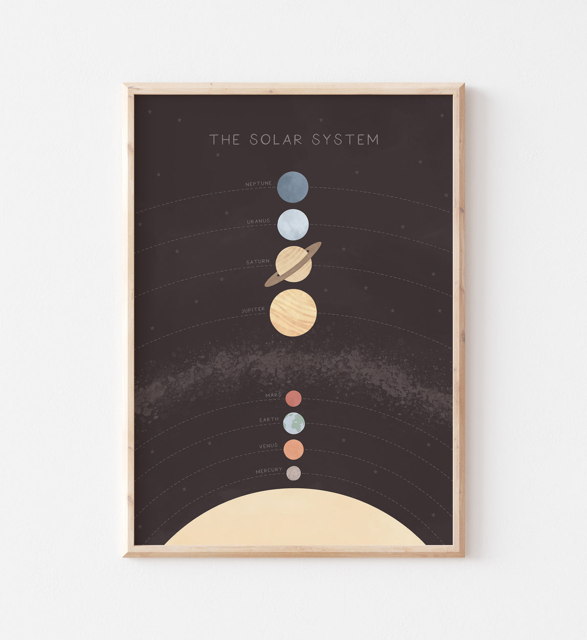 Solar System Print - Dark - MRCP