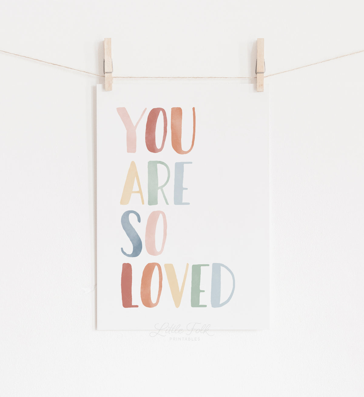 You Are So Loved Print - MRCP