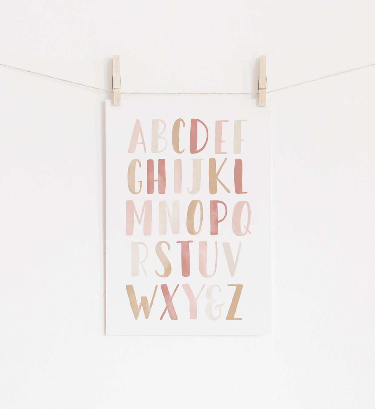 Alphabet and Numbers Set of 2 Prints - PNCP