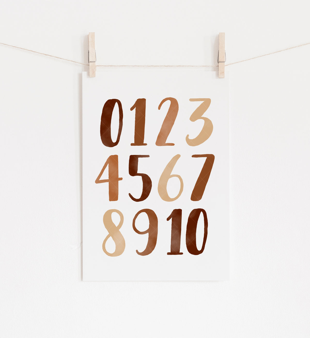 Rainbow, Alphabet &amp; Numbers Set of 3 Prints - BOCP