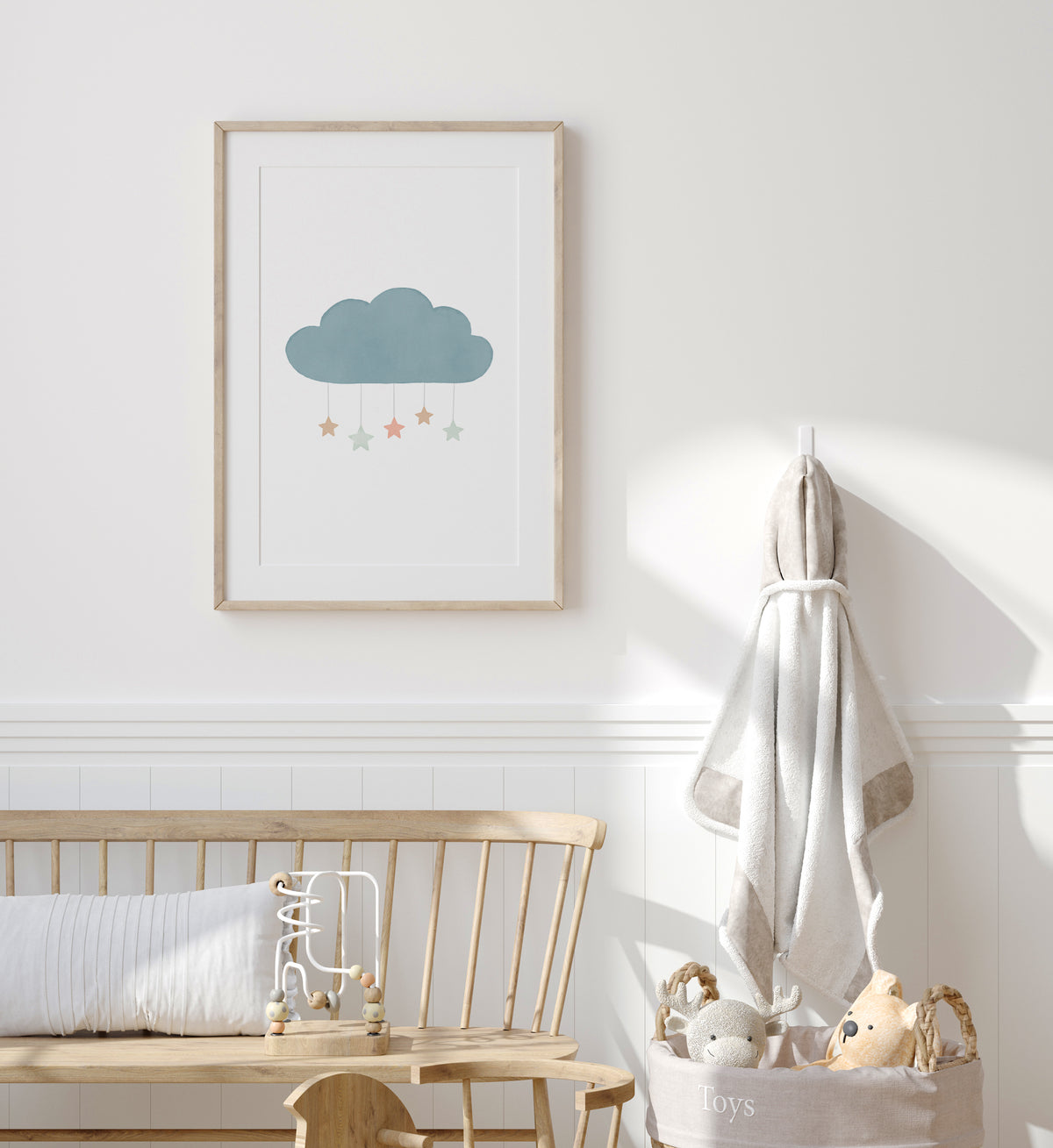 Cloud with Stars Print - MPCP