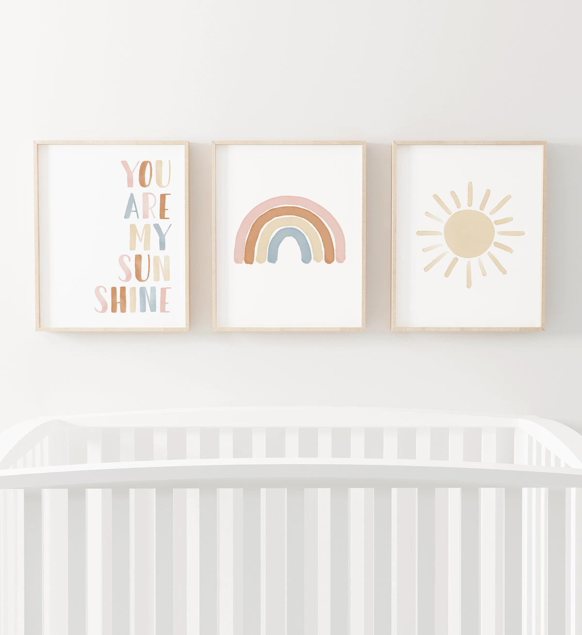 Rainbow, Sunshine &amp; Sun Set of 3 Prints - BHCP