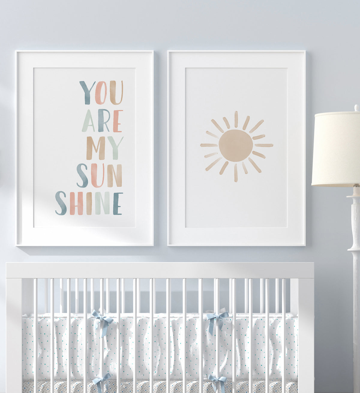 You Are My Sunshine &amp; Sun Set of 2 Prints - MPCP