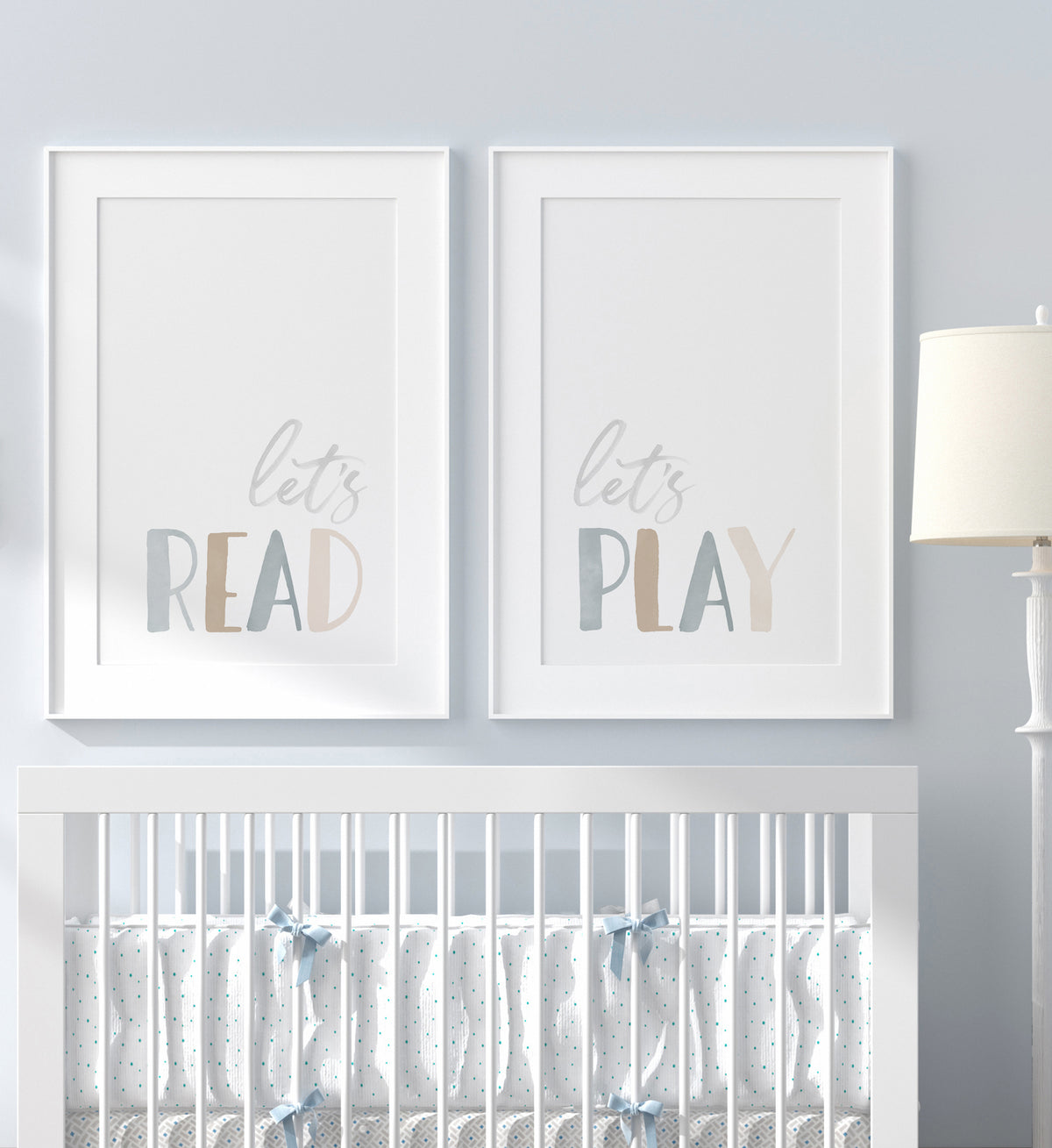 Let&#39;s Read, Let&#39;s Play Set of 2 Prints - BNCP