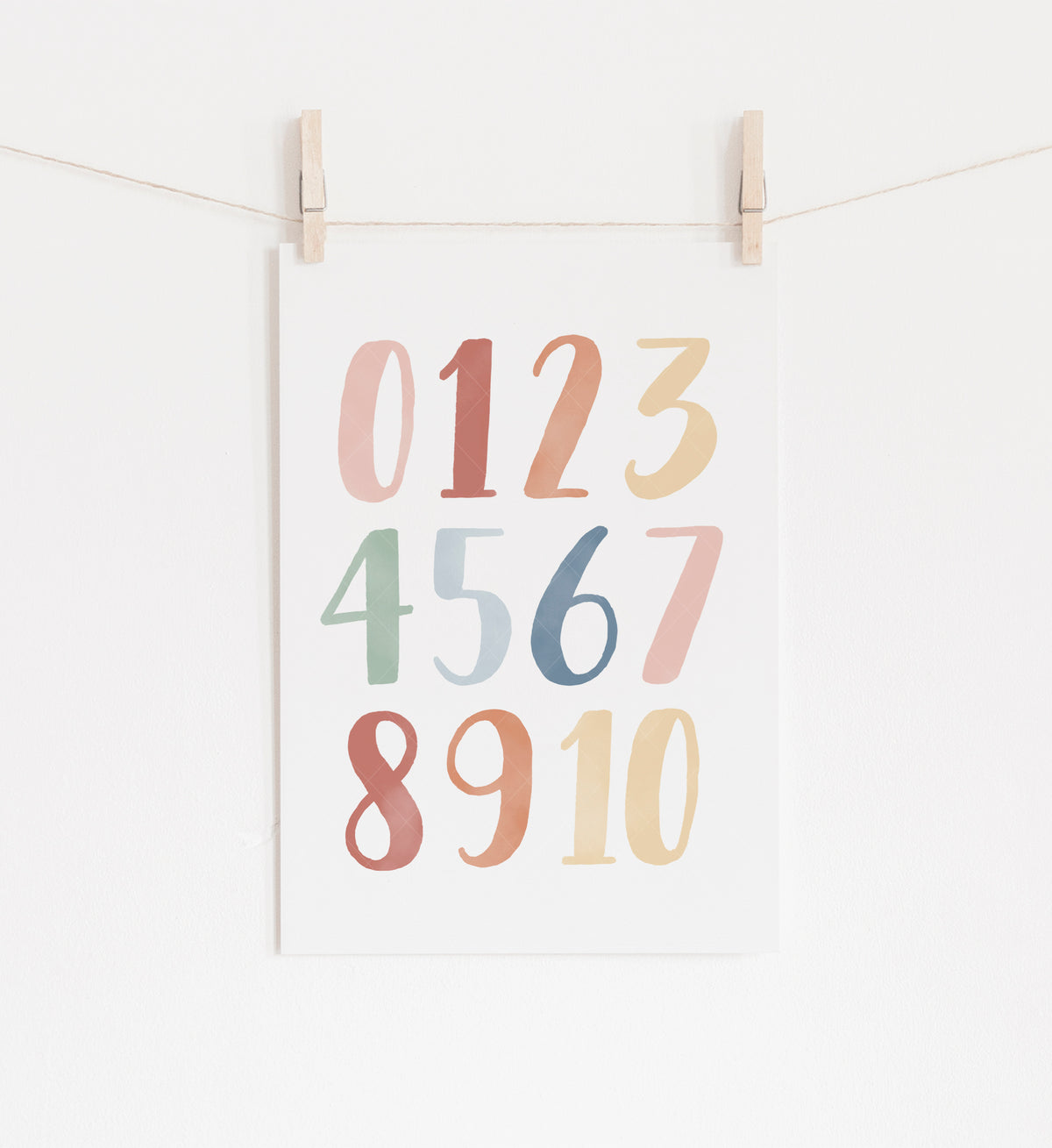 Alphabet and Numbers Set of 2 Prints - MRCP