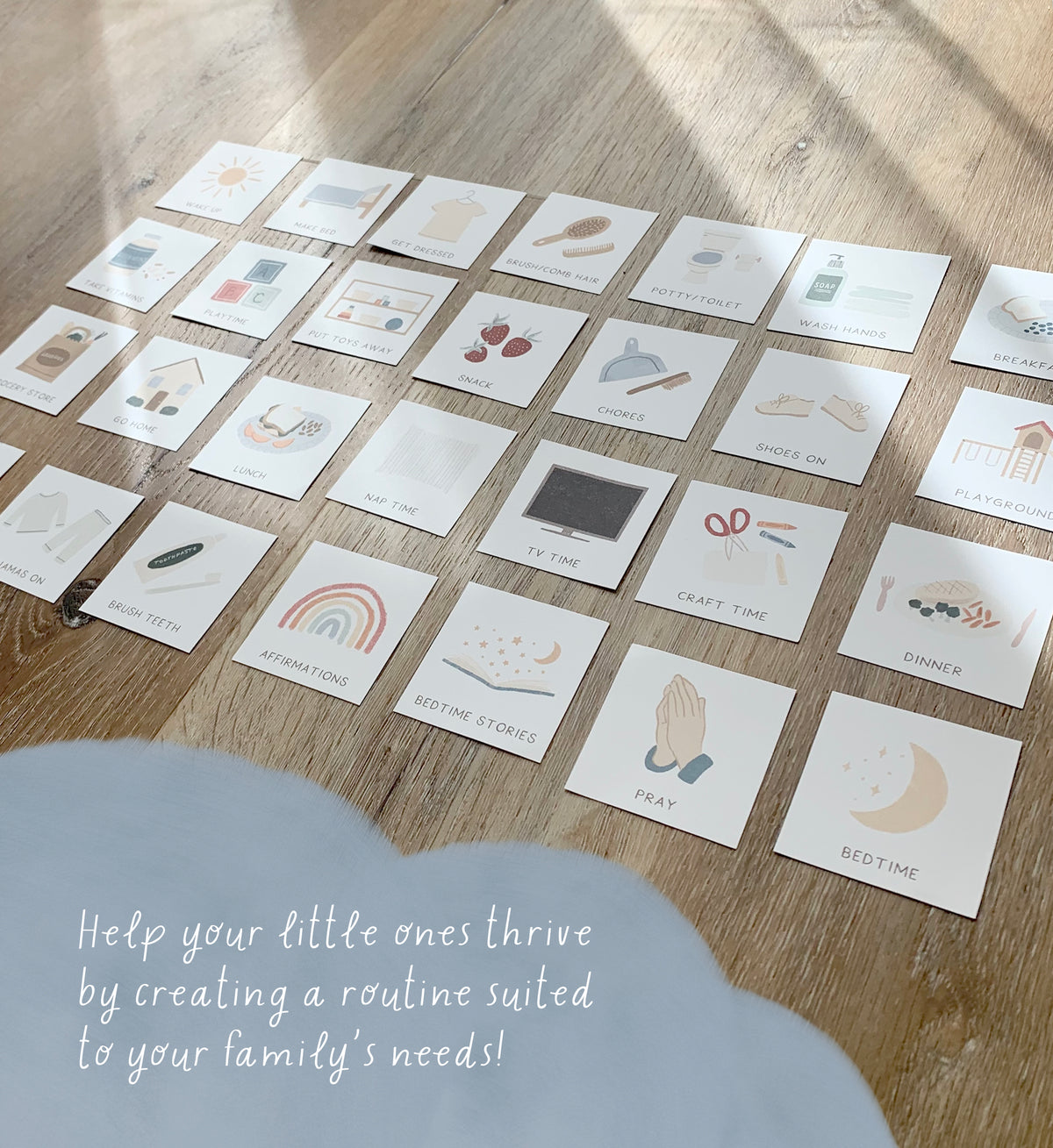 Send Routine Cards Routine Cards - Little Folk Printables
