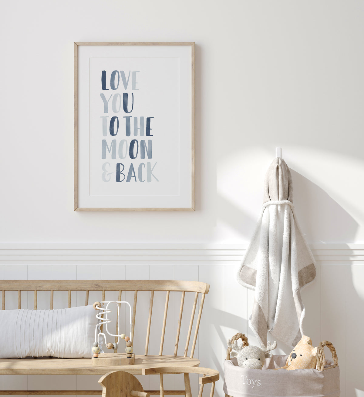 Love You to the Moon and Back Print - NBCP